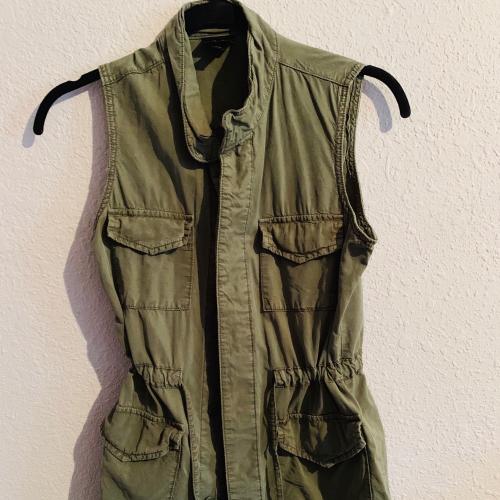 Green Military style vest